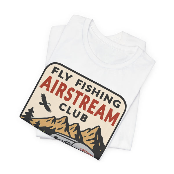 A103 |Fly Fishing Airstream Club Tee | Adventure Shirt, Outdoor Apparel, Camping Gift, Fisherman's T-Shirt, Nature Lover's Wear