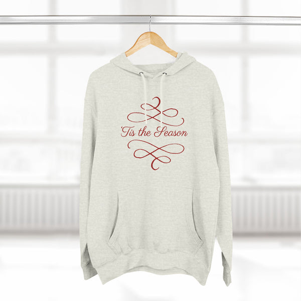 A102 | Holiday Three-Panel Fleece Hoodie - Tis The Season Design