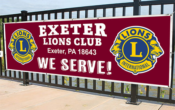 Lions Club Banner